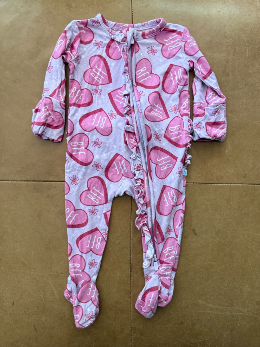 Posh Peanut Viscose Bamboo BFF Footie Newborn